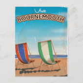 Poster van oudsher in Bournemouth Briefkaart (Voorkant)
