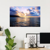 Poster van Outrigger Canoes Hanalei Bay (Thuiskantoor)