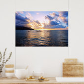 Poster van Outrigger Canoes Hanalei Bay (Keuken)