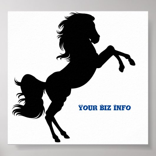 Poster van paarden (Voorkant)