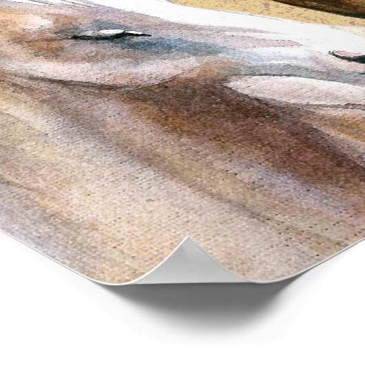 Poster van paarden (Hoek)