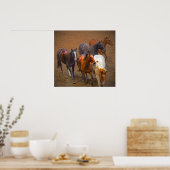 Poster van paarden (Keuken)