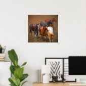 Poster van paarden (Thuiskantoor)