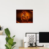 Poster van paarden (Thuiskantoor)