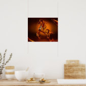 Poster van paarden (Keuken)