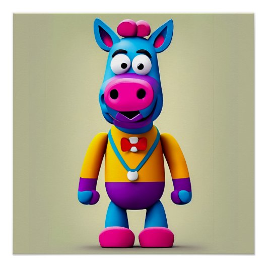 Poster van paarden (Voorkant)