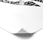 Poster van paarden - Clydesdale Foal - Zen Tangle (Hoek)