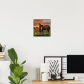Poster van paarden en poney (Thuiskantoor)