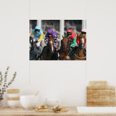 Poster van paardenras (Keuken)