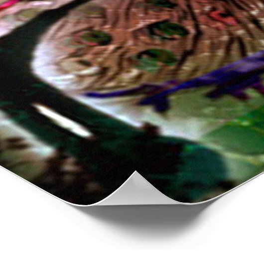 Poster van pacocks (Hoek)