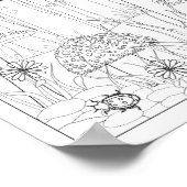 Poster van paddenstoel (Hoek)