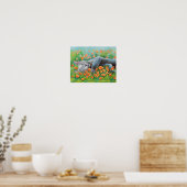 Poster van papavers (Keuken)
