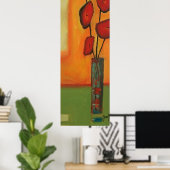 Poster van papavers/afdrukken (Thuiskantoor)