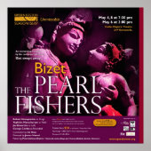 poster van parelvisser (Voorkant)