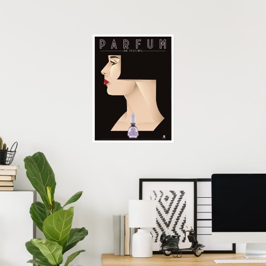 POSTER VAN PARFUM DE FLEURS (Thuiskantoor)