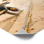 Poster van Parijs: Place du Châtelet (Hoek)