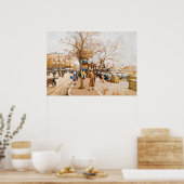 Poster van Parijs: Place du Châtelet (Keuken)