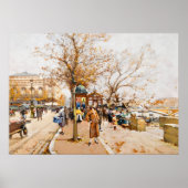  Poster van Parijs: Place du Châtelet (Voorkant)