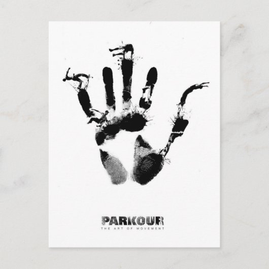 Poster van Parkour Briefkaart (Voorkant)