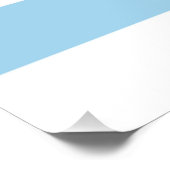 Poster van patriottische wanden met vlag van Chica (Hoek)