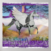 Poster VAN PEGASUS - GEWINGDE HORSE VAN DE GOEDERE (Voorkant)