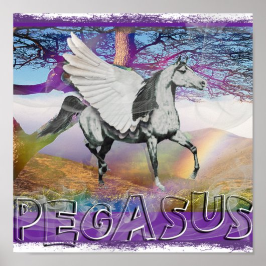 Poster VAN PEGASUS - GEWINGDE HORSE VAN DE GOEDERE (Voorkant)