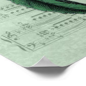 Poster van pekel en vogel (Hoek)