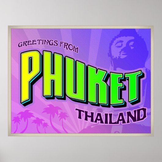 POSTER VAN PHUKET (Voorkant)