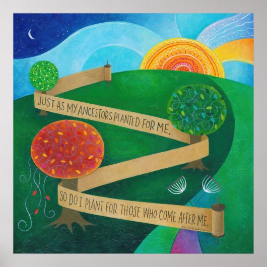 Poster van plantorah (Voorkant)