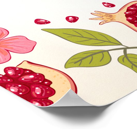 Poster van Pomegranaat (Hoek)