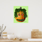 Poster van pompoen zonder snede (Keuken)