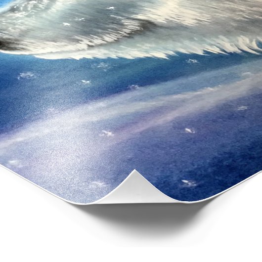 Poster van pooBeer Snowflakes (Hoek)