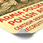 Poster van poolse propaganda tijdens WW1 (Hoek)
