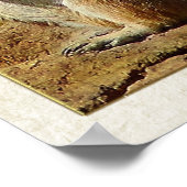 Poster van Prairie Dog, met zwarte staart (Hoek)