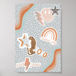 Poster van Preppy wall