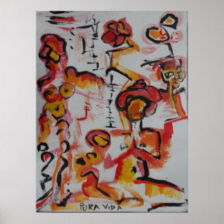 Poster van Pura Vida Meditation