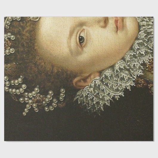 Poster van Queen Decoupage Cadeaupapier (Vlak)