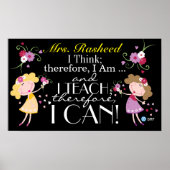 Poster van Quote-leraar (Voorkant)