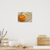 POSTER VAN RAW EGG REALISME ARTWORK (Keuken)