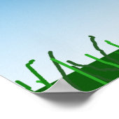 Poster van Red Tractor Birthday Party (Hoek)