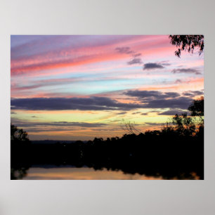 Poster van regenboogvlies