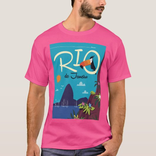 Poster van Rio de Janeiro T-shirt (Voorkant)