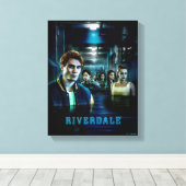 Poster van Riverdale Flooded Hallway Canvas Afdruk (Insitu (Houten vloer))