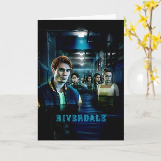 Poster van Riverdale Flooded Hallway Kaart (Gele Bloem)