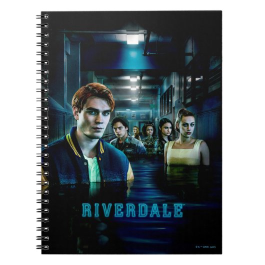 Poster van Riverdale Flooded Hallway Notitieboek (Voorkant)