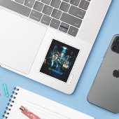 Poster van Riverdale Flooded Hallway Sticker (Laptop met iPhone)