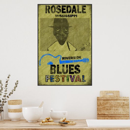 Poster van Riverside Blues Festival (Keuken)
