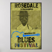 Poster van Riverside Blues Festival (Voorkant)