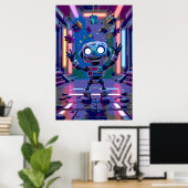 Poster van robot (Thuiskantoor)