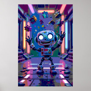 Poster van robot